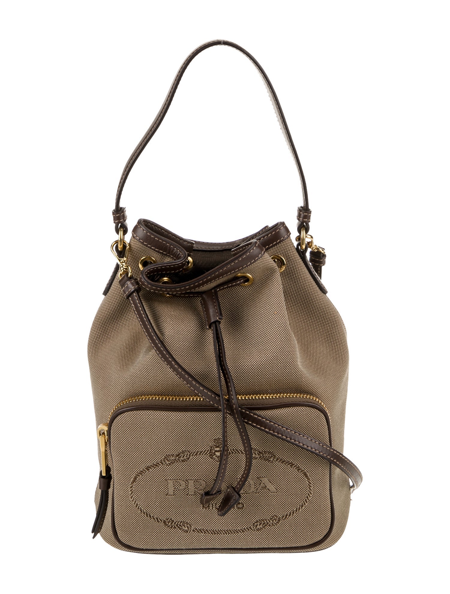 Prada Signature Bucket Bag