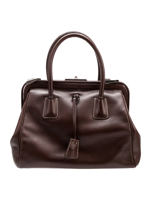 Prada Madras Leather Cerniera