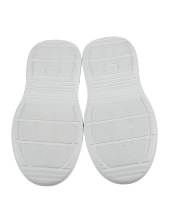 Prada Rubber Cutout Accent Mules