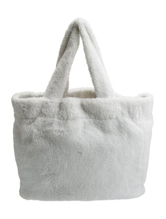 Prada Enameled Metal Triangle Tote