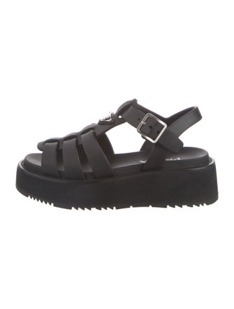 Prada Rubber Gladiator Sandals