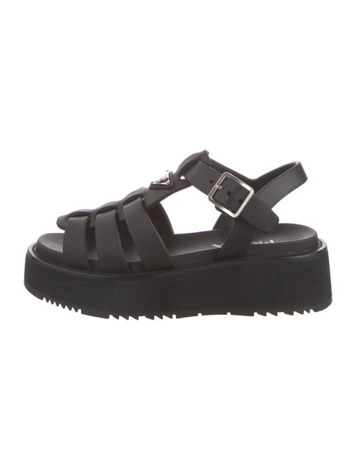 Prada Rubber Gladiator Sandals