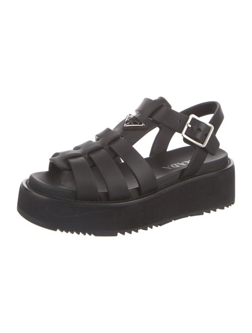 Prada Rubber Gladiator Sandals