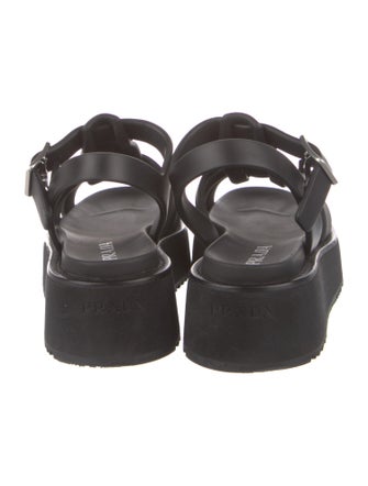 Prada Rubber Gladiator Sandals
