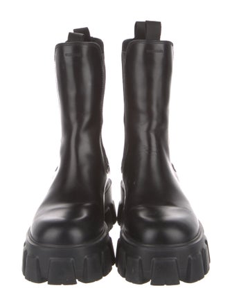 Prada Leather Chelsea Boots