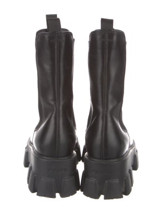 Prada Leather Chelsea Boots