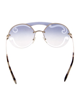 Prada Catwalk Round Sunglasses