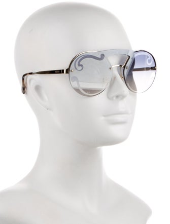 Prada Catwalk Round Sunglasses
