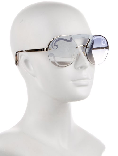 Prada Catwalk Round Sunglasses