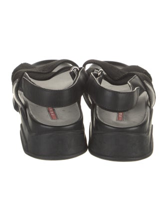 Prada Leather Slingback Sandals