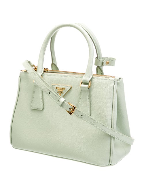 Prada Saffiano Leather Galleria Double Zip Small