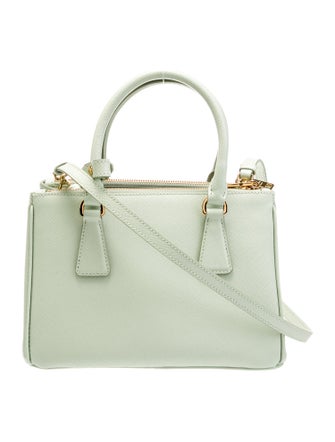 Prada Saffiano Leather Galleria Double Zip Small