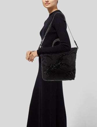 Prada Saffiano Leather Messenger Bag