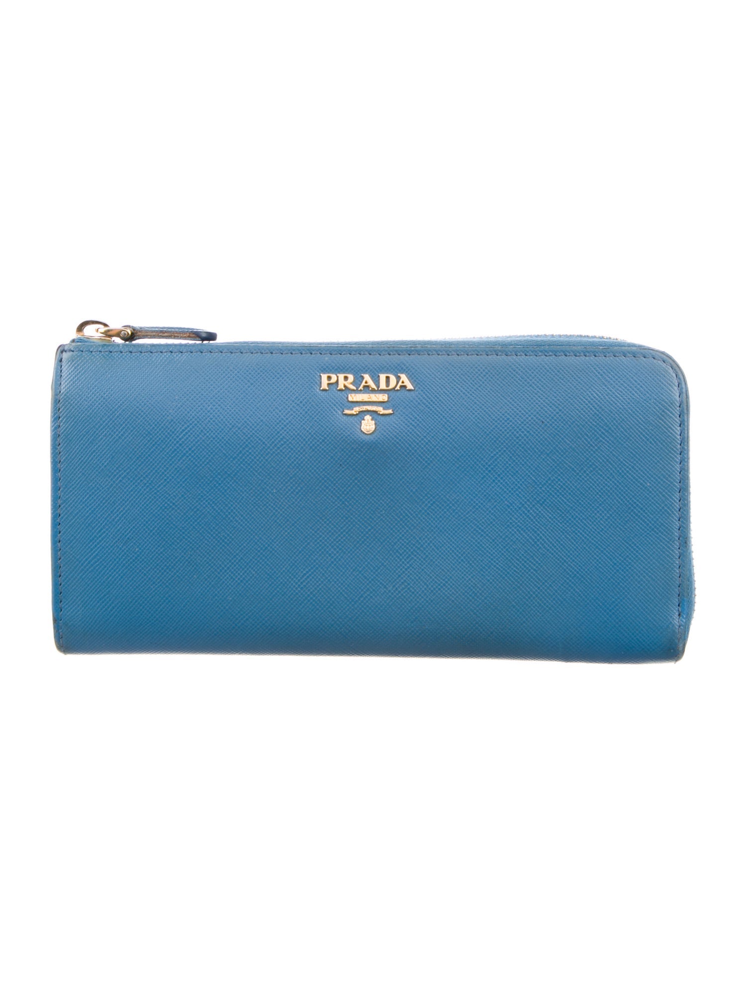 Prada Saffiano Vernice Leather Wallet