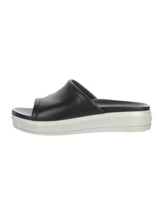 Prada Sport Leather Slides