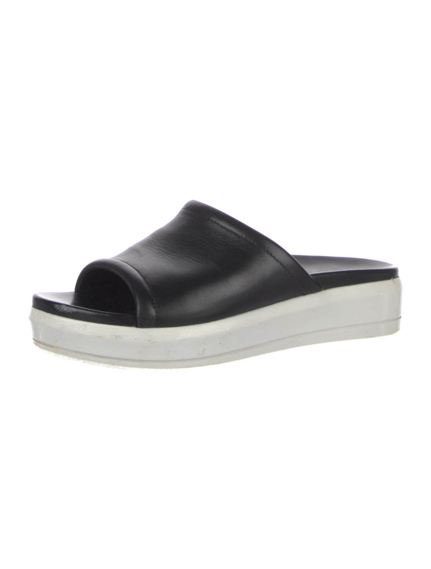 Prada Sport Leather Slides
