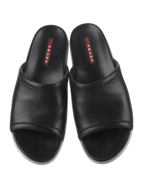 Prada Sport Leather Slides