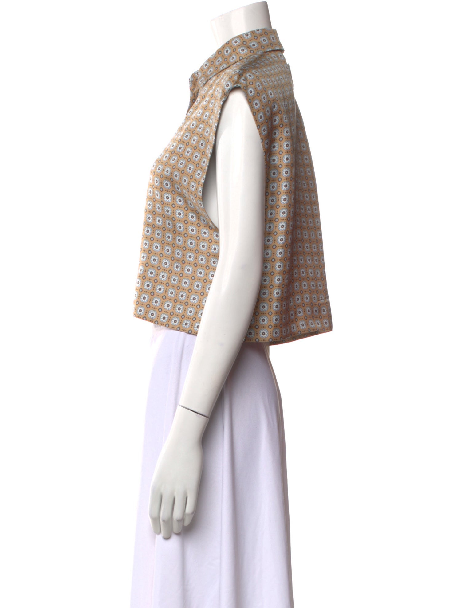 Prada 2024 Silk Crop Top