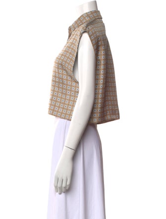 Prada 2024 Silk Crop Top