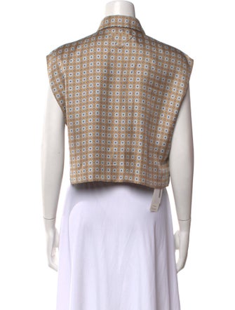 Prada 2024 Silk Crop Top