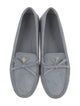 Prada Suede Bow Accents Loafers