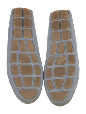 Prada Suede Bow Accents Loafers