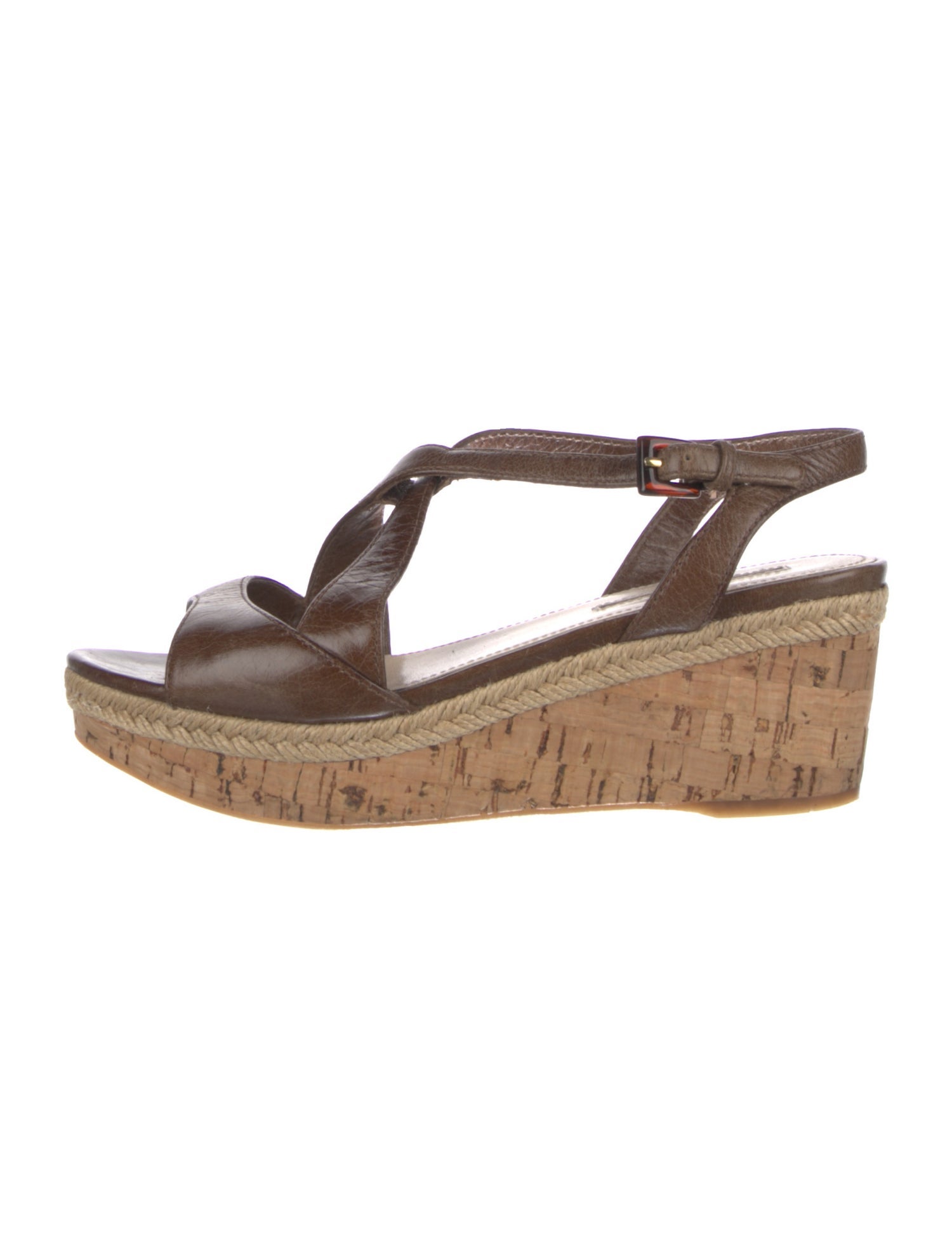 Prada Sport Leather Sandals