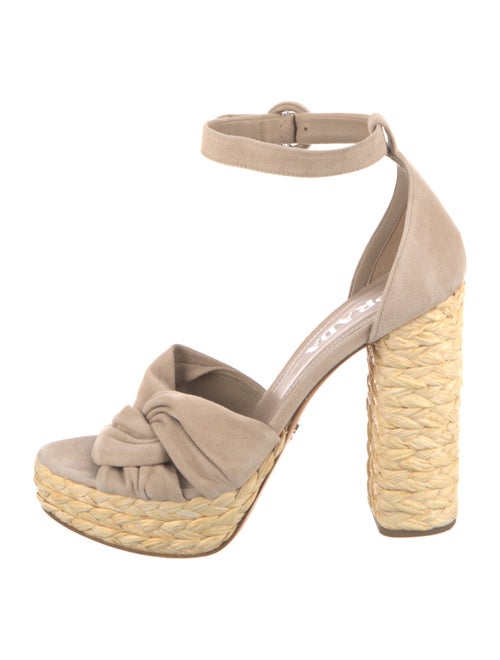 Prada Suede D'Orsay Pumps