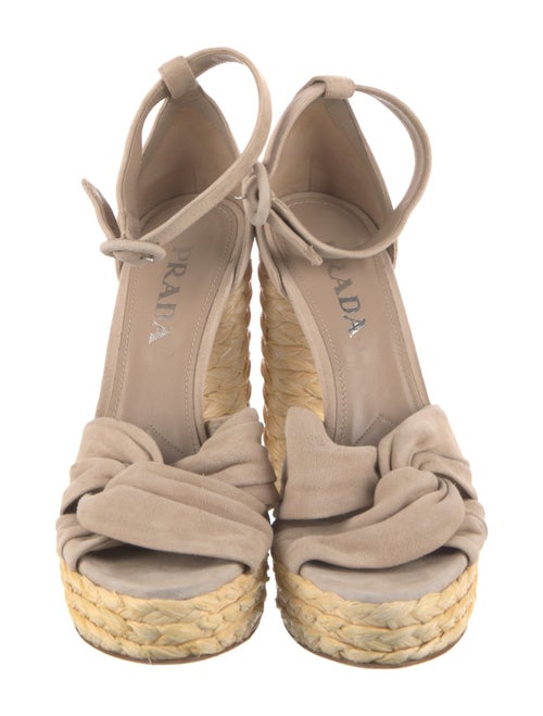 Prada Suede D'Orsay Pumps