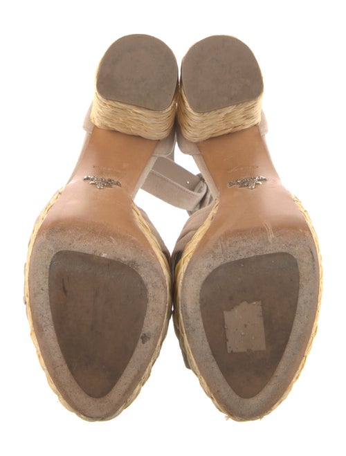 Prada Suede D'Orsay Pumps