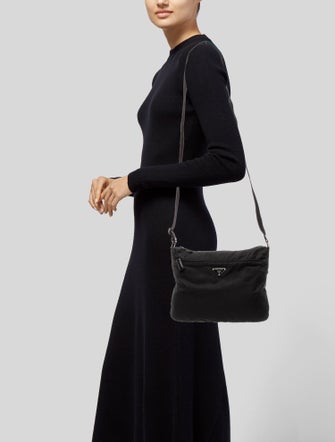 Prada Tessuto Nylon Messenger Bag