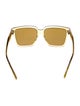 Prada Square Tinted Sunglasses
