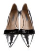 Prada Patent Leather Bow Accents Pumps