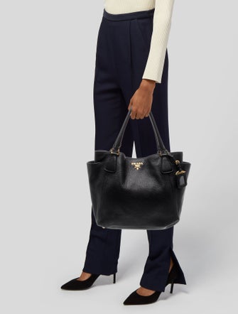 Prada Vitello Daino Leather Tote
