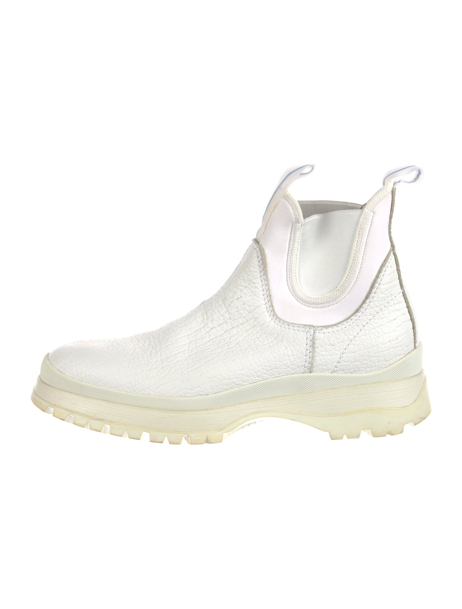 Prada Leather Chelsea Boots