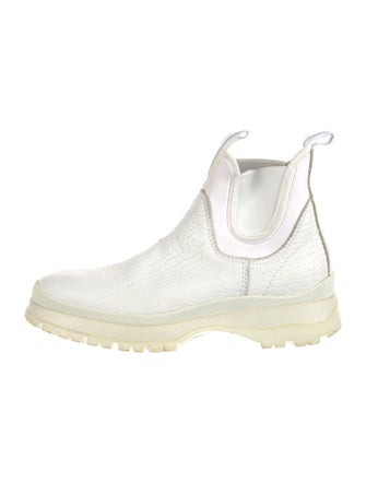 Prada Leather Chelsea Boots