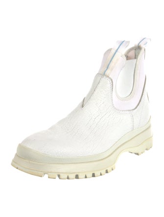 Prada Leather Chelsea Boots