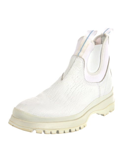 Prada Leather Chelsea Boots