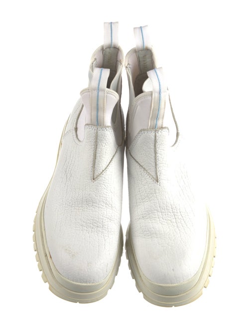 Prada Leather Chelsea Boots