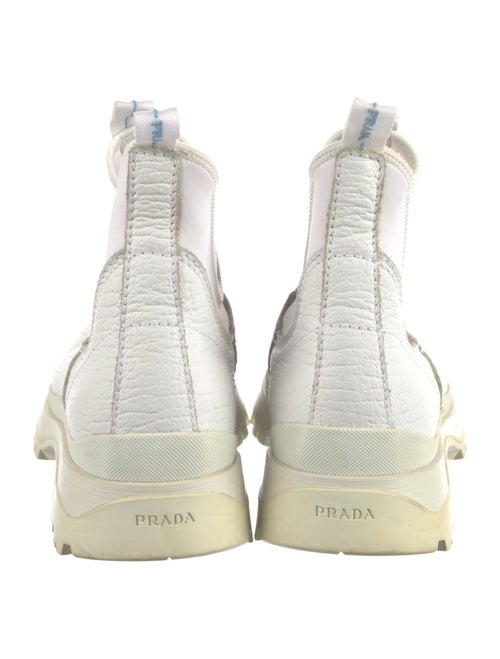 Prada Leather Chelsea Boots