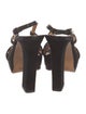 Prada Satin Slingback Sandals