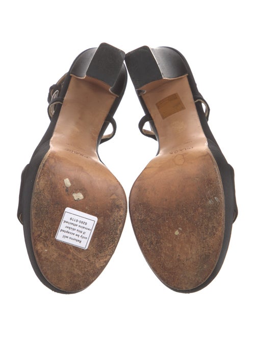 Prada Satin Slingback Sandals