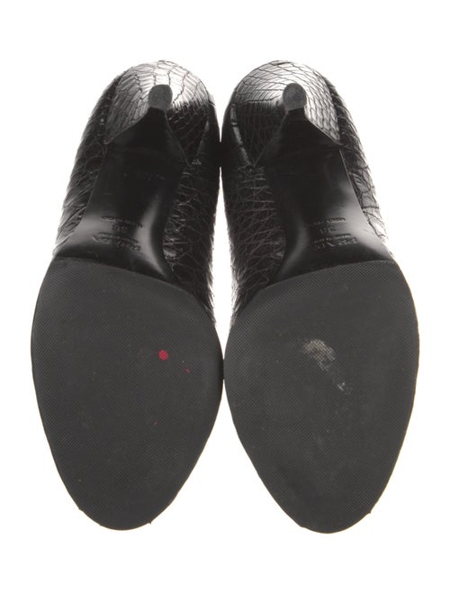 Prada Embossed Leather Pumps