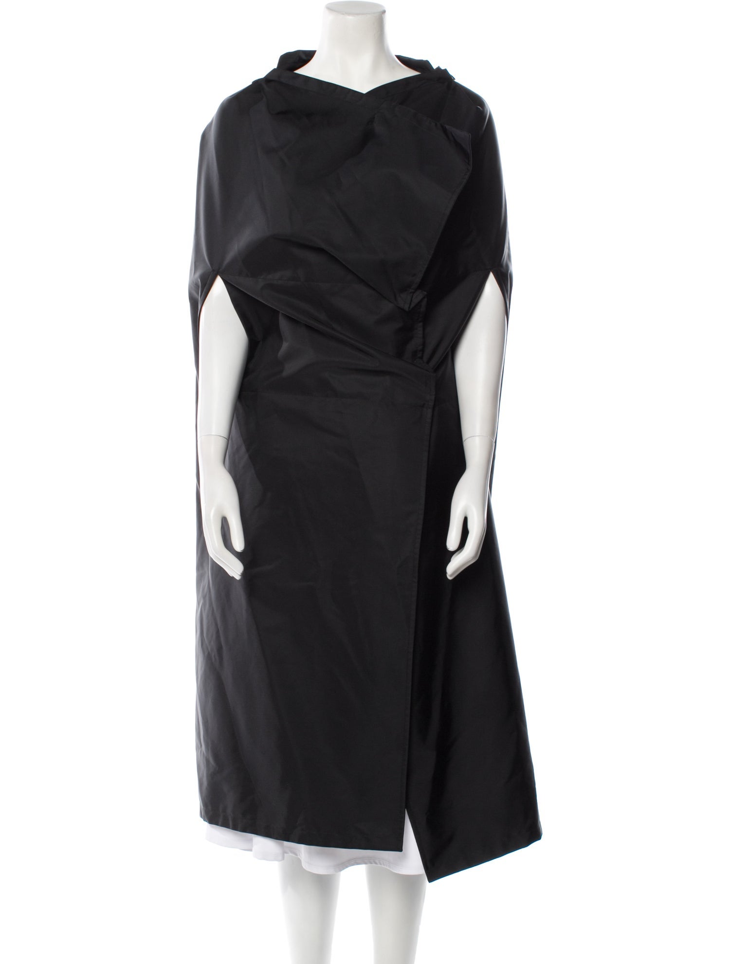 Prada 2021 Re-nylon Gabardine Cape Coat