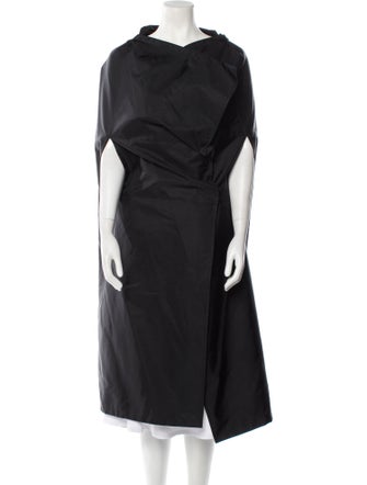 Prada 2021 Re-nylon Gabardine Cape Coat