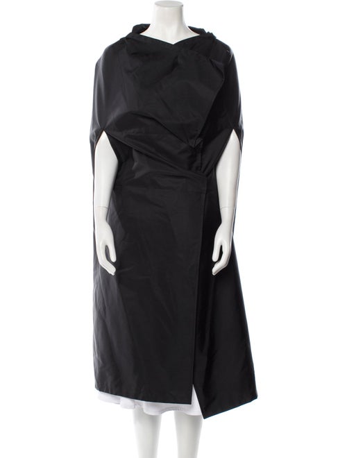 Prada 2021 Re-nylon Gabardine Cape Coat