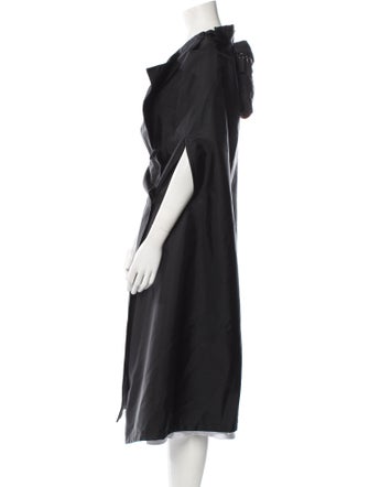 Prada 2021 Re-nylon Gabardine Cape Coat