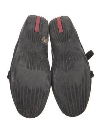 Prada Suede Colorblock Pattern Sneakers