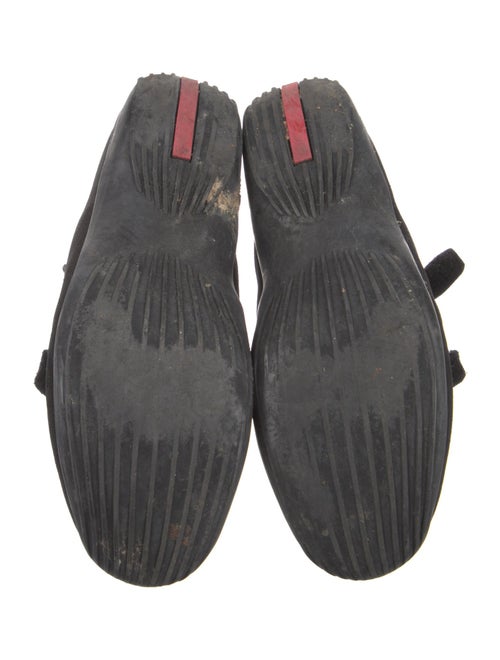 Prada Suede Colorblock Pattern Sneakers