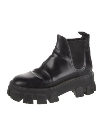 Prada Leather Chelsea Boots